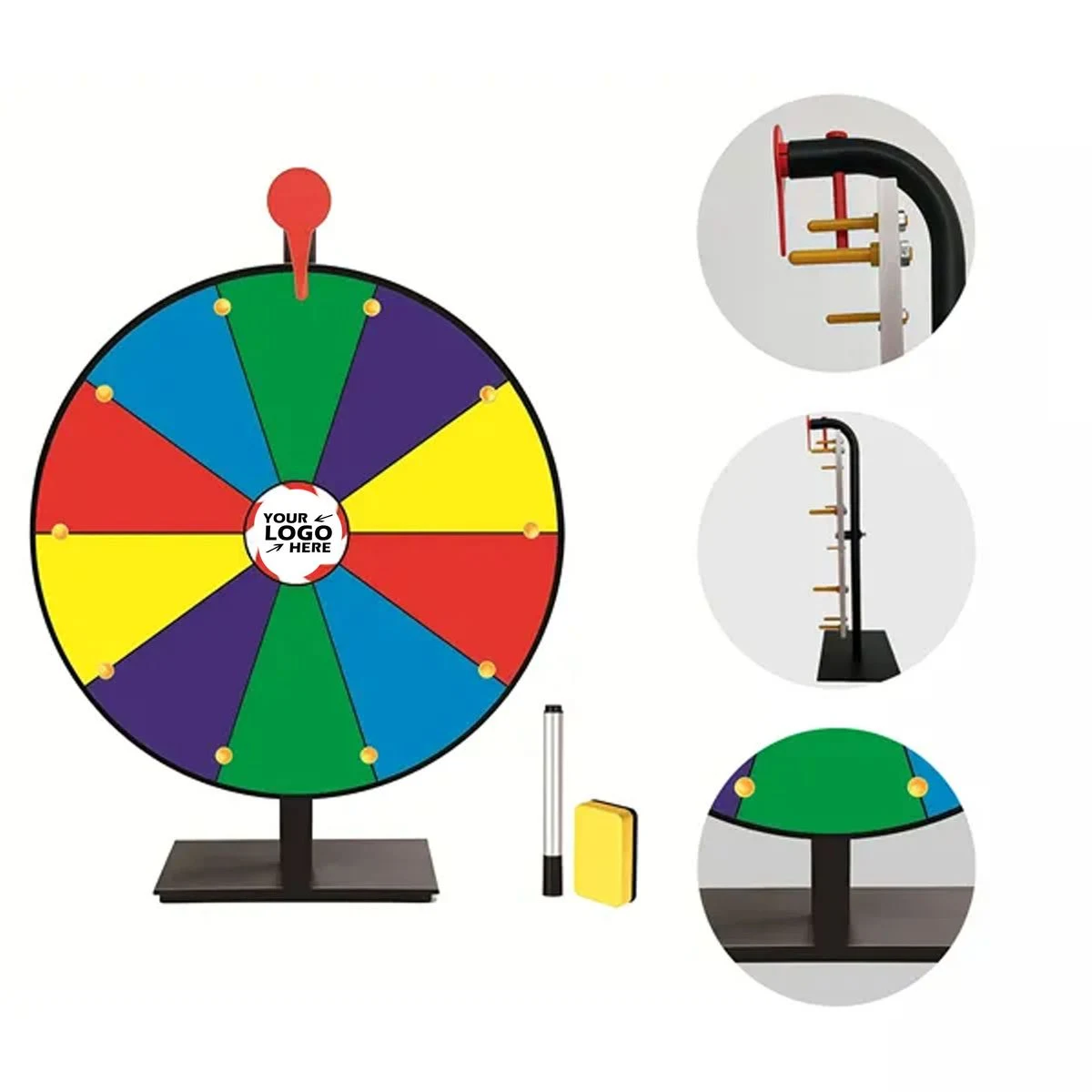 Custom Tabletop Spinning Prize Wheel 1
