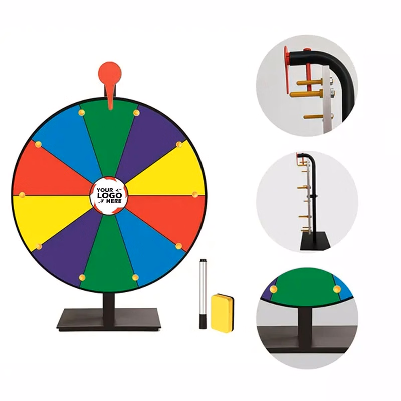 Custom Tabletop Spinning Prize Wheel