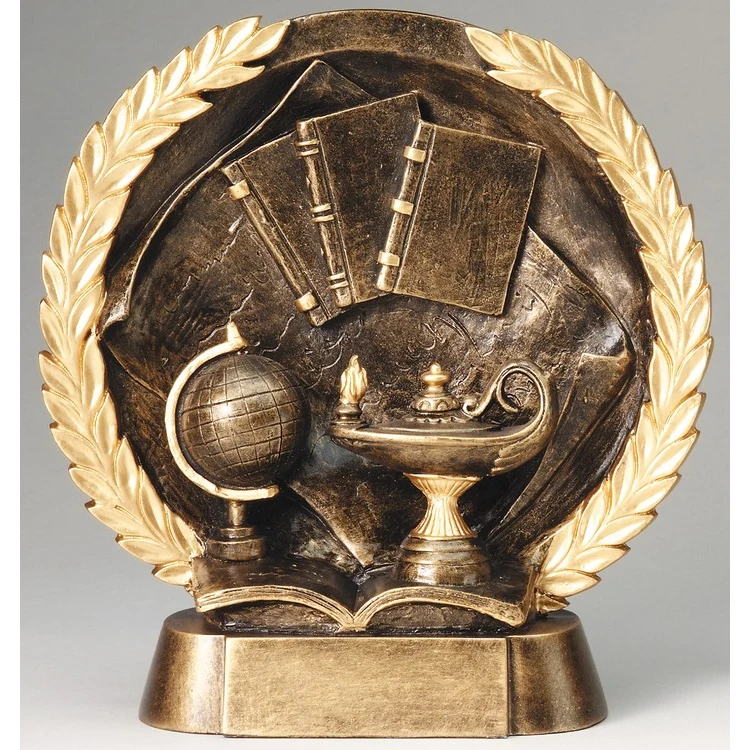 Knowledge High Relief Circular Plate Award 1