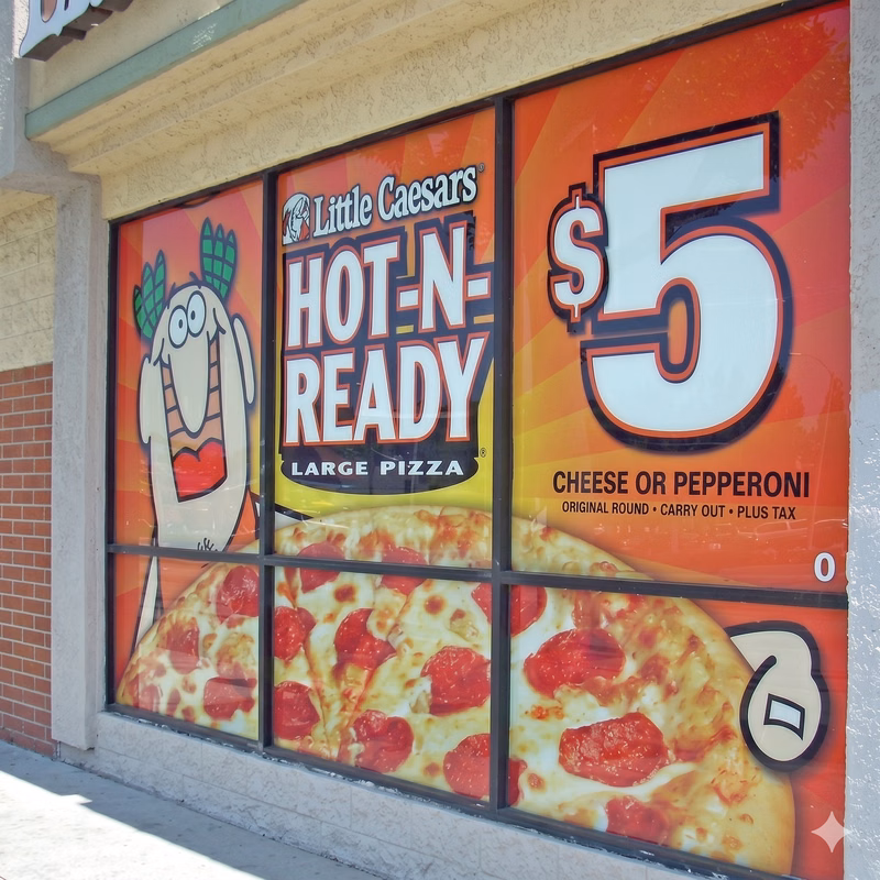 Perforated Mesh Window Decals. - 48"
