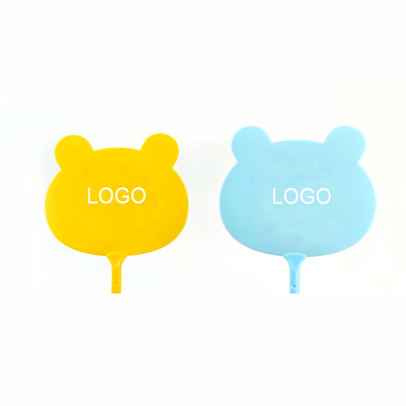 Full Color Cartoon Hand Fan With Ink Pen