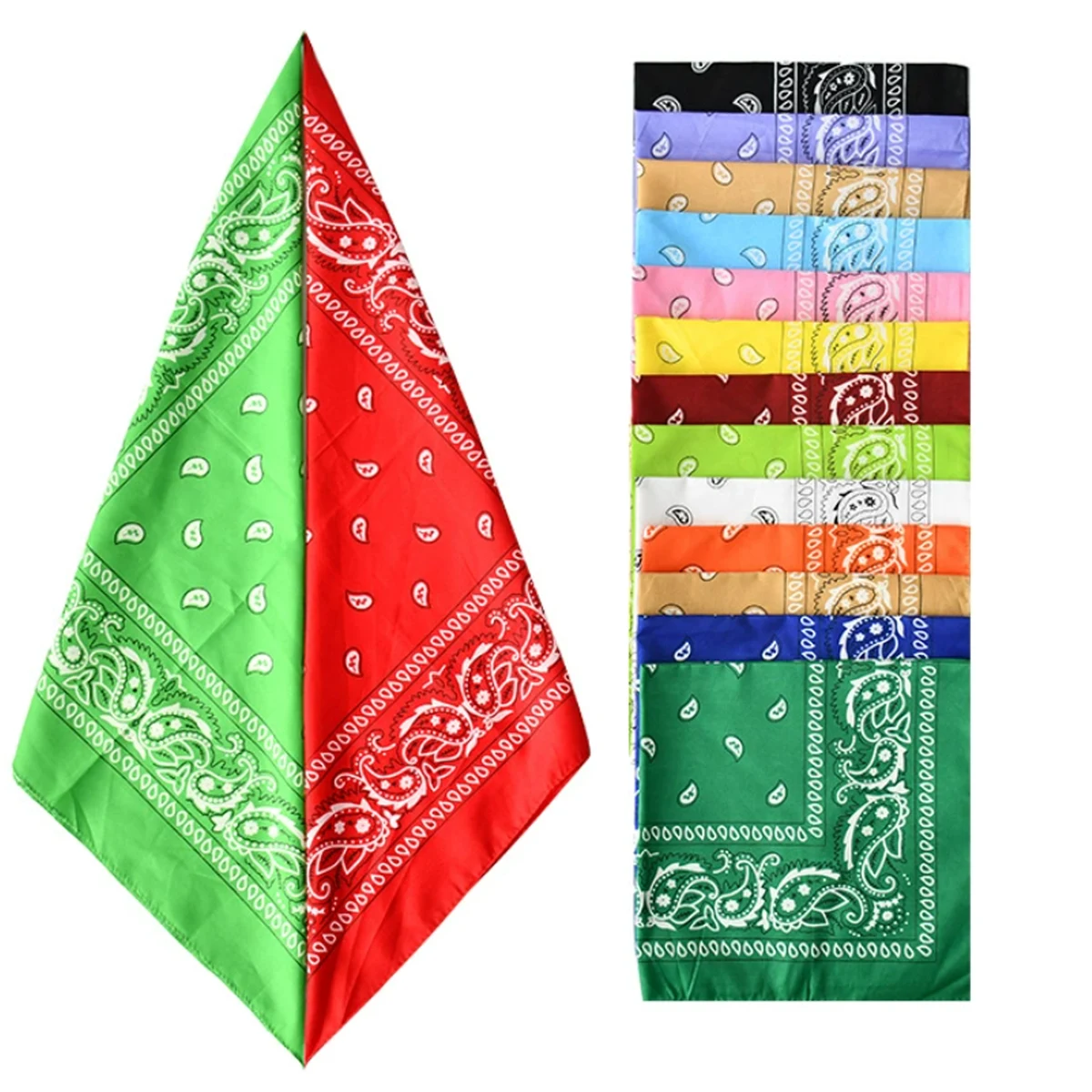 Polyester Square Bandanas 1