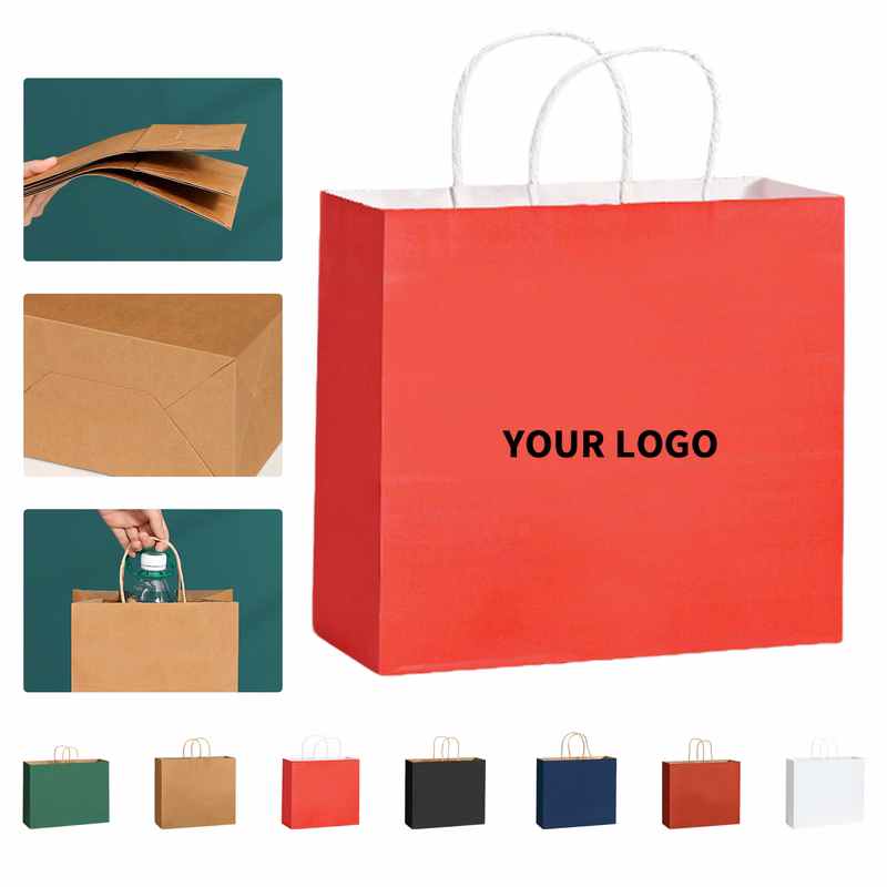 Kraft Paper Shopping Handbag