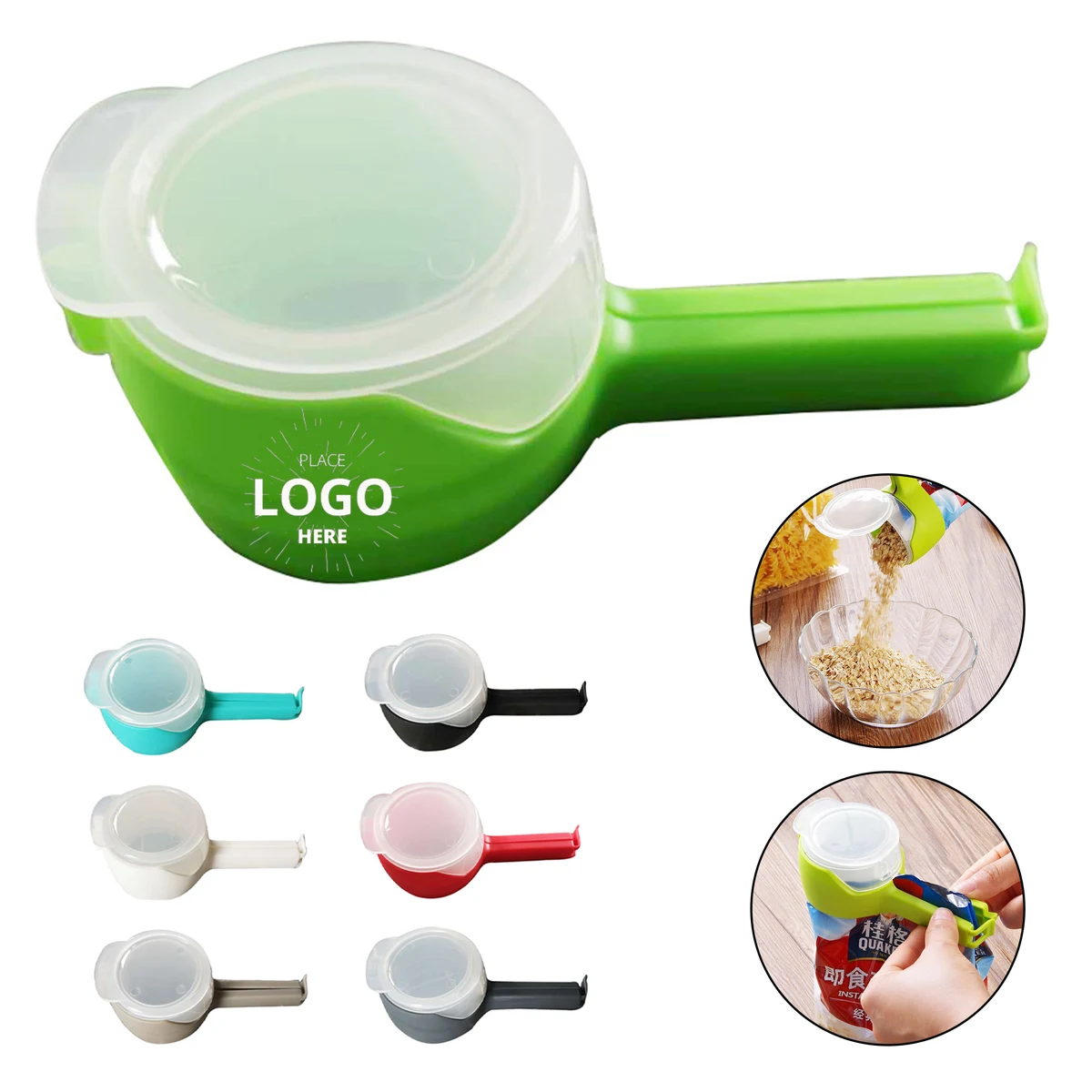 Food Sealing Clip With Pour Spouts 1