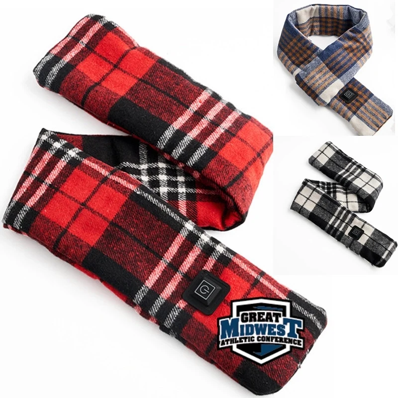 Warm Plaid Heated Scarf 1