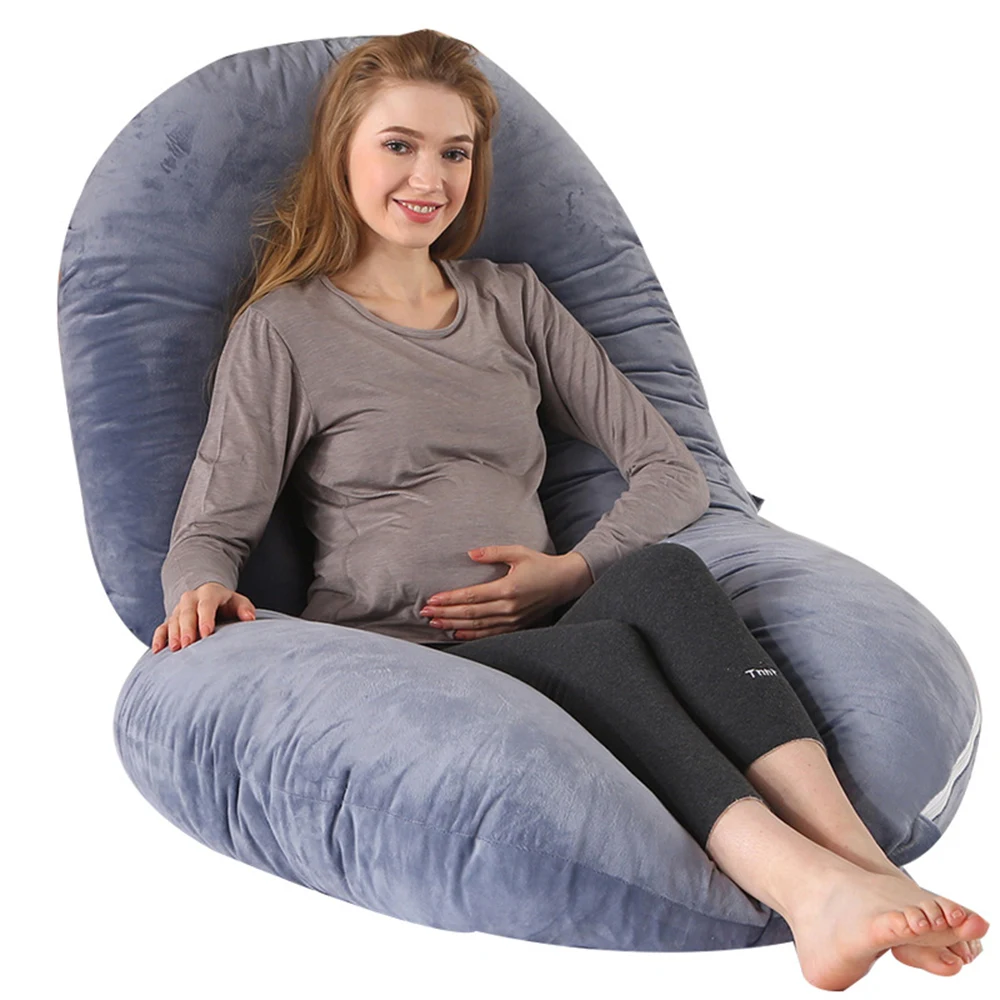 Cotton Pregnancy Pillows C-Shape Full Body 1