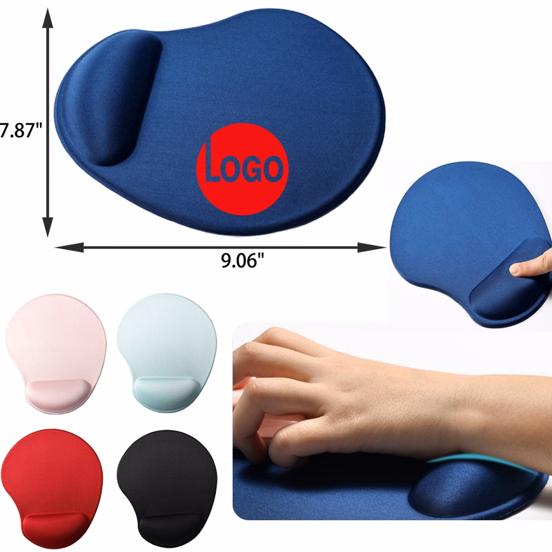 MOQ 50 PCS Stylish Silicone Wrist Rest Mouse Pad