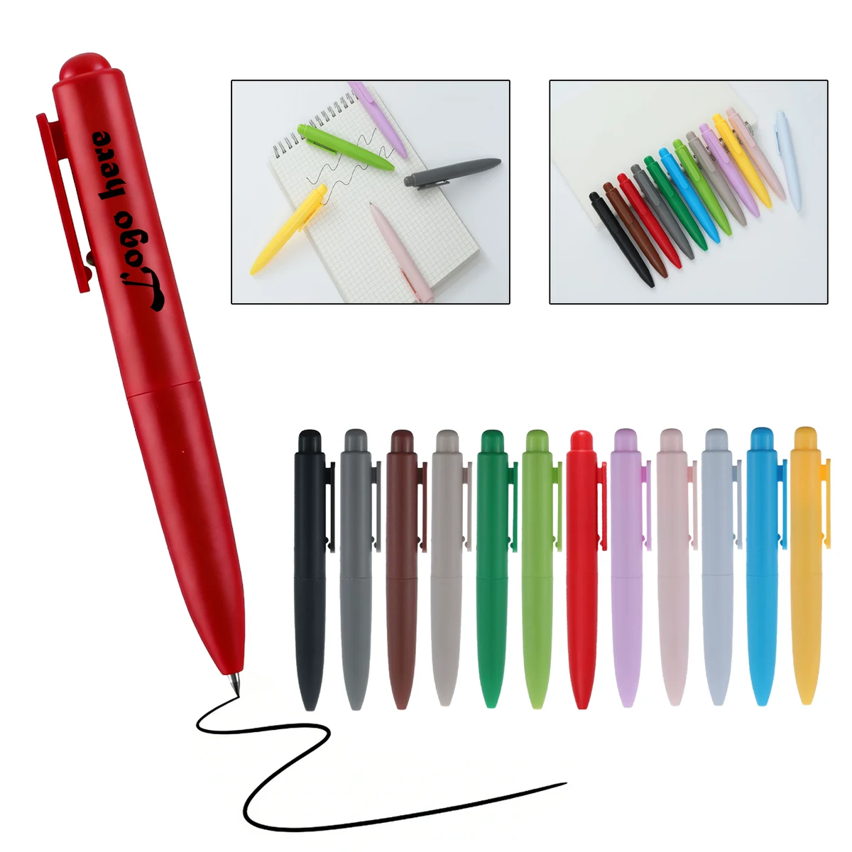 Click Type Quick Drying Mini Portable Pocket Pen 1