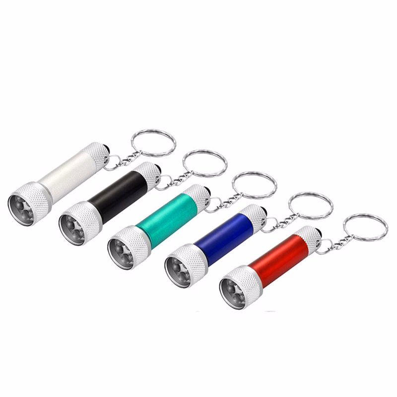 Mini Flashlights Keychain 5 Bulbs