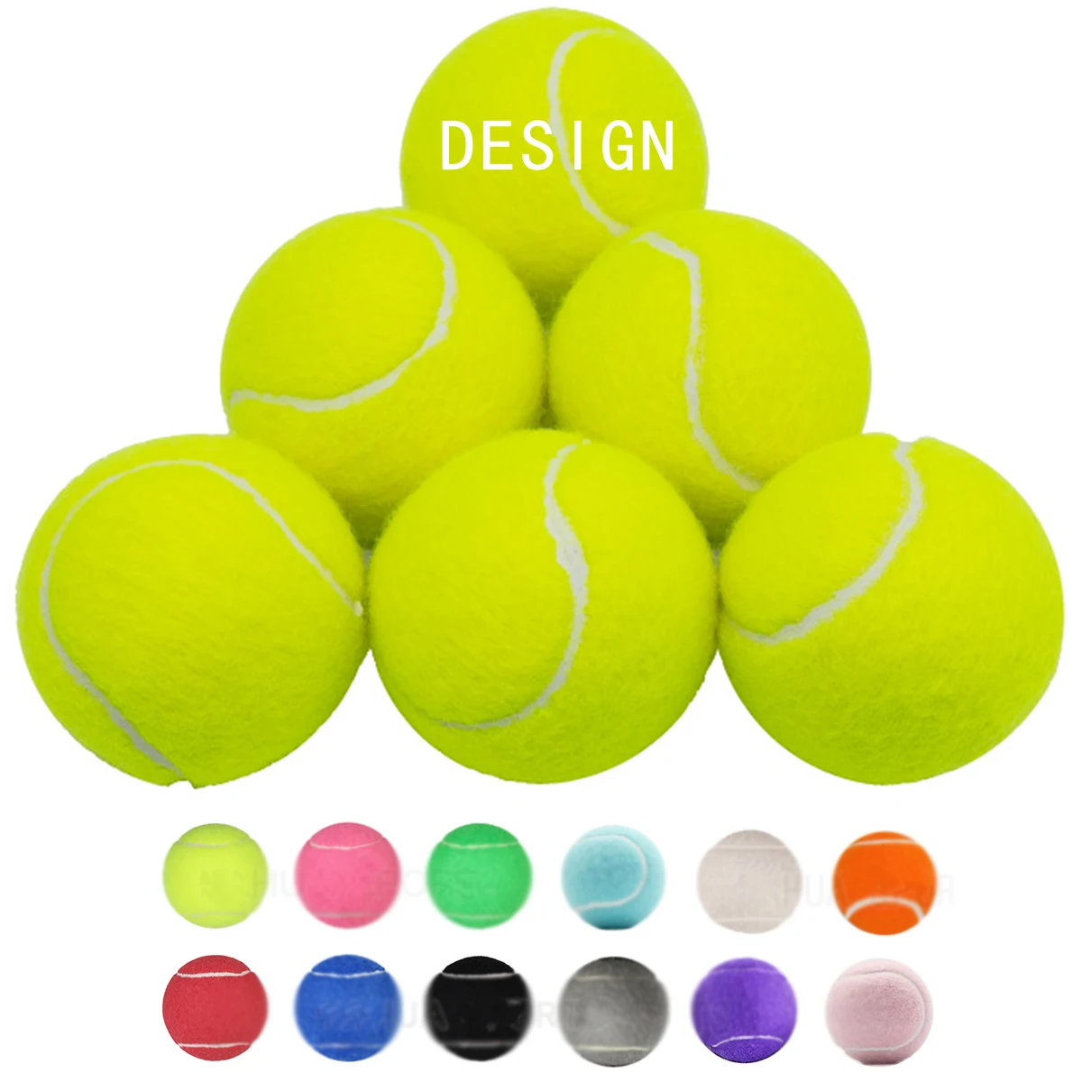 Min Order 20 Training Tennis Ball with Logo 1