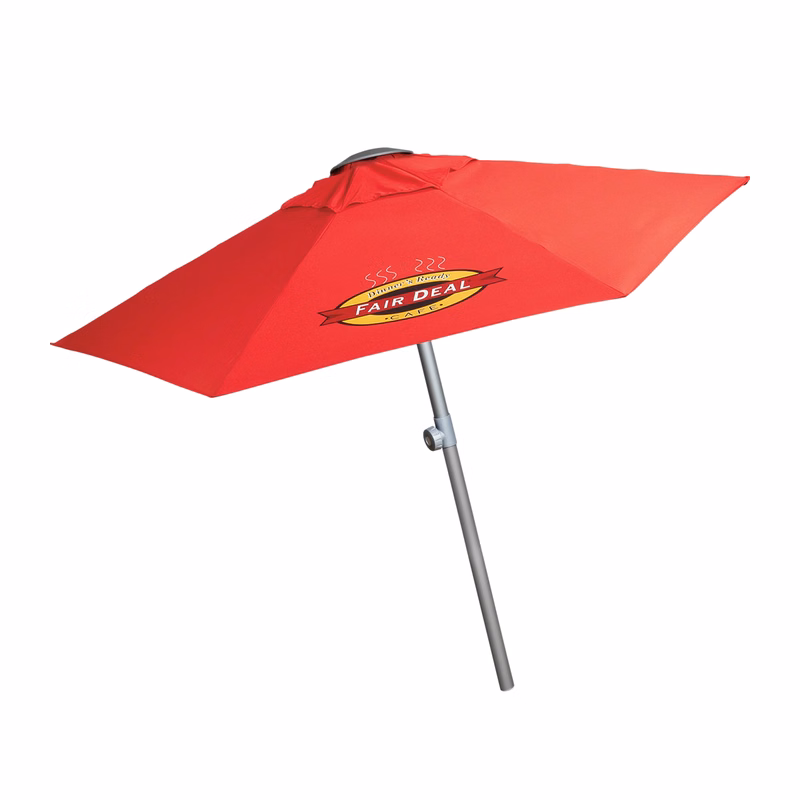 7' Telescopic Aluminum Market Umbrella
