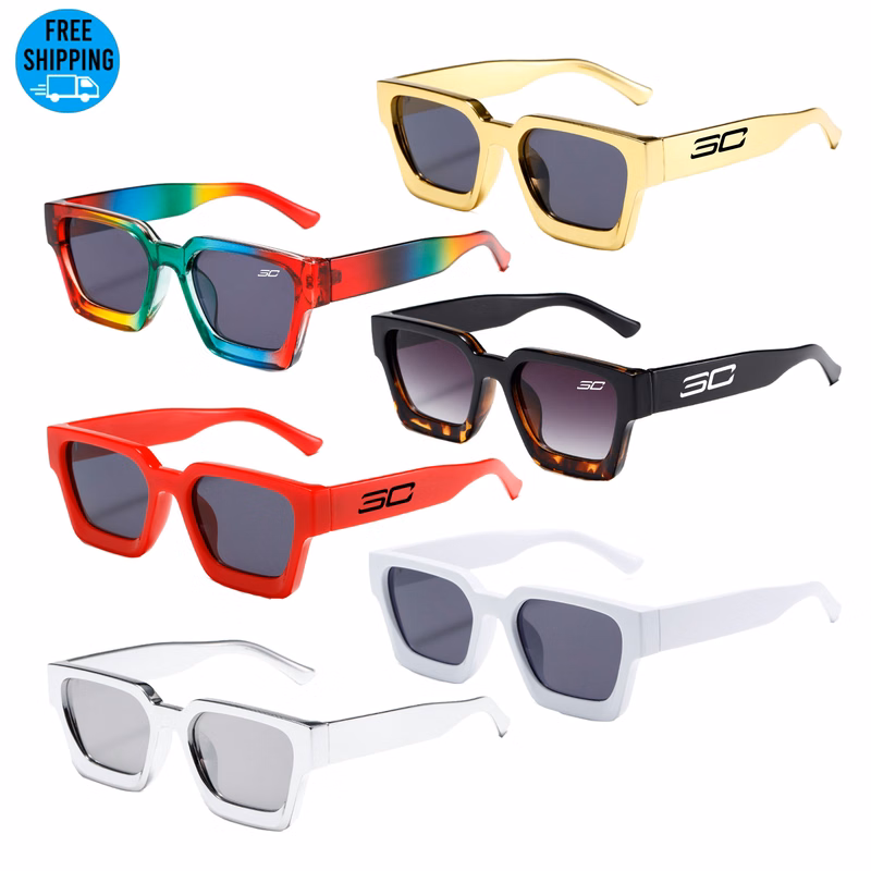 Thick Square Sunglasses for Men Women