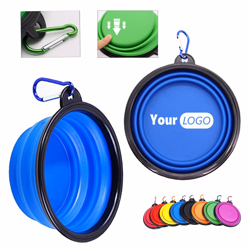 Food Grade Custom Collapsible Pet Bowl