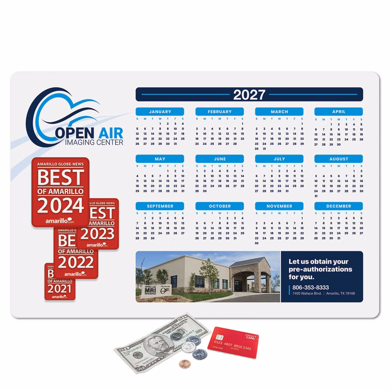 Vynex Barely There Ultra Thin Counter Mat-12"x18"x.020"
