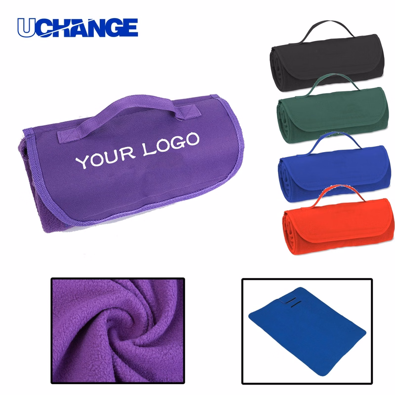 Promotional Rollable Throw Blanket