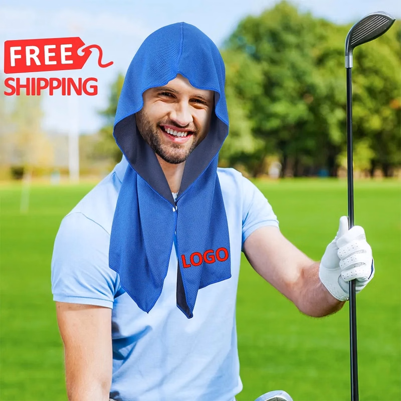 Cooling Hoodie Towel UV Protection Sports Wrap