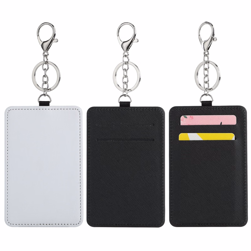 PU Card Holder With Keychain