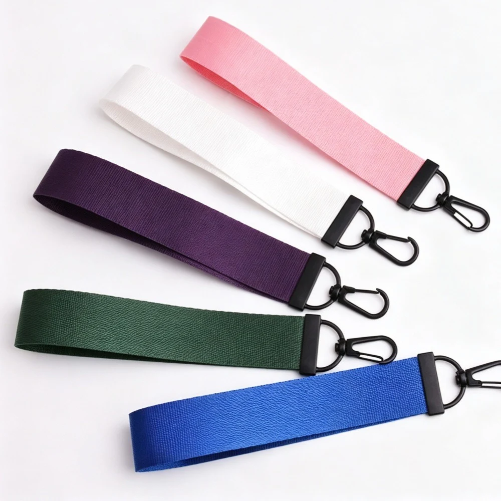 Polyester Wrist Lanyard Keychain 1