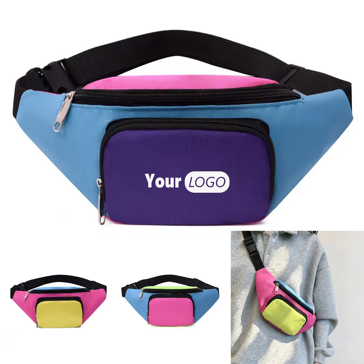 Multi Color Oxford Fabric Waist Pack35 1