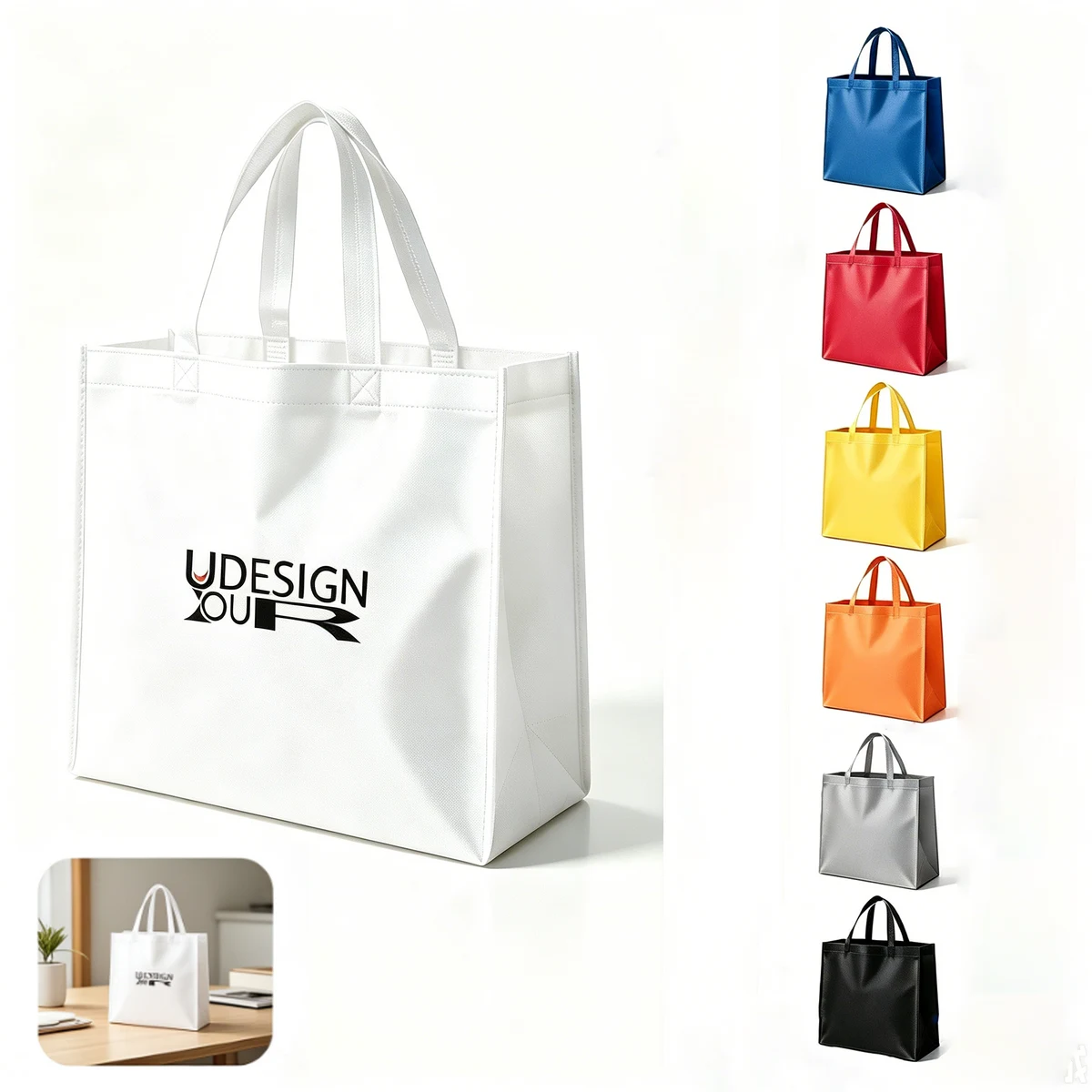 Durable Non-Woven Shopper Tote with Gusset & Sturdy Handles 1