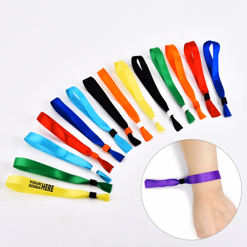 Custom Printed Polyester Event Wristband