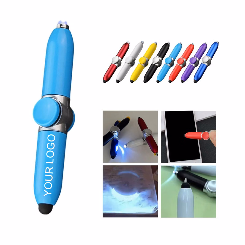 0.4" x 5.12" LED Fidget Pen with Built-in LED Light and Gyroscope