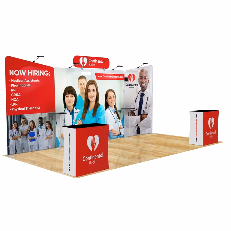 20ft Fastzip™ Executive Trade Show Booth Package