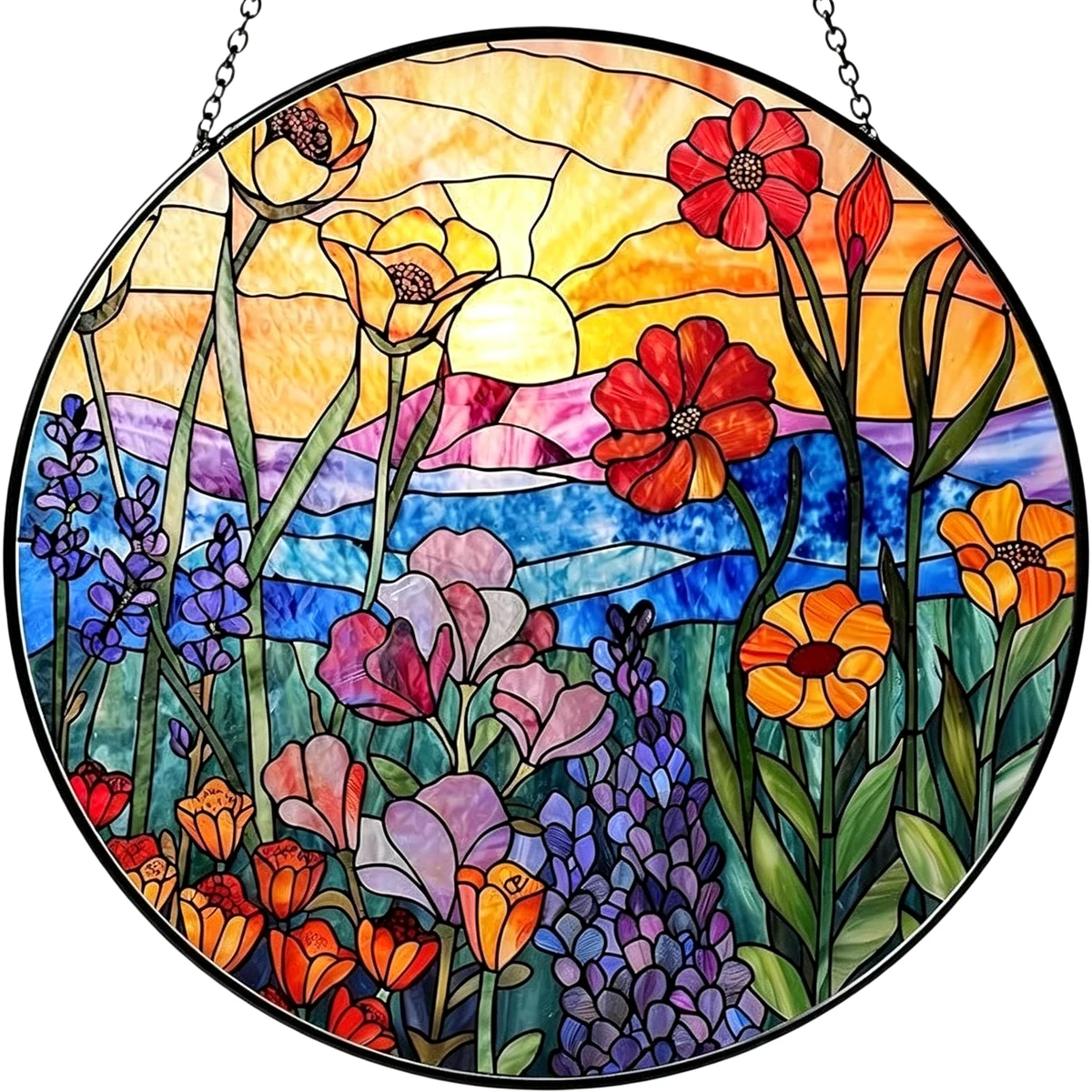 Stained Glass Suncatcher Window Hanging 1