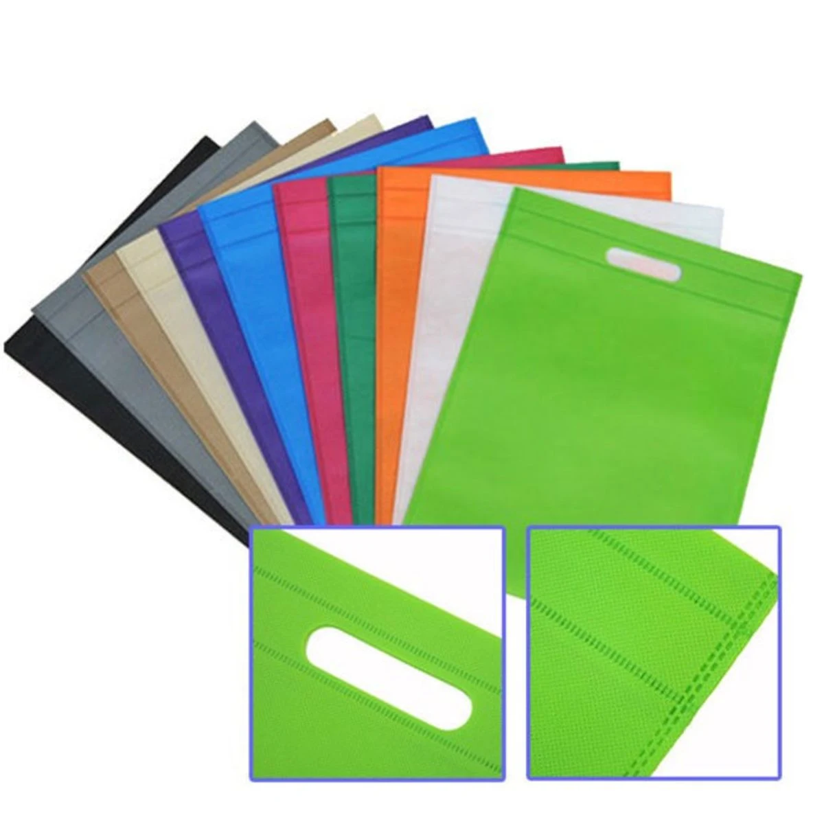 Promotional Nonwoven Heat Seal Reusable Tote Party Bag 1
