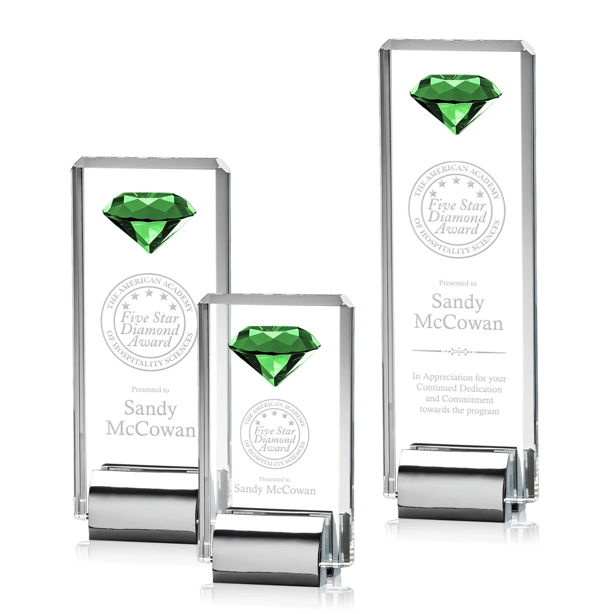 Elmira Gemstone Award - Emerald 1