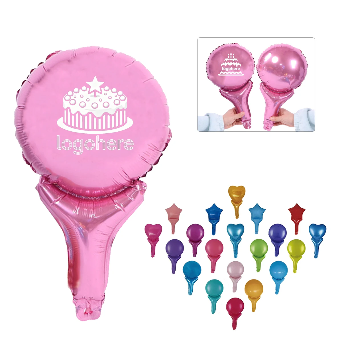 Personalized Foil Event Handheld Balloon 1