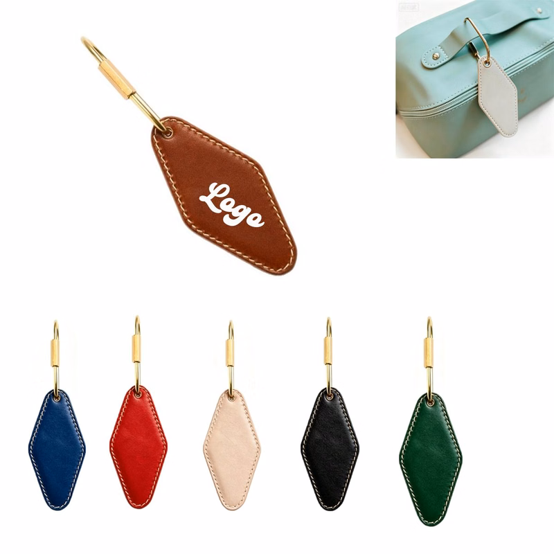 Leather Diamond Key Holder