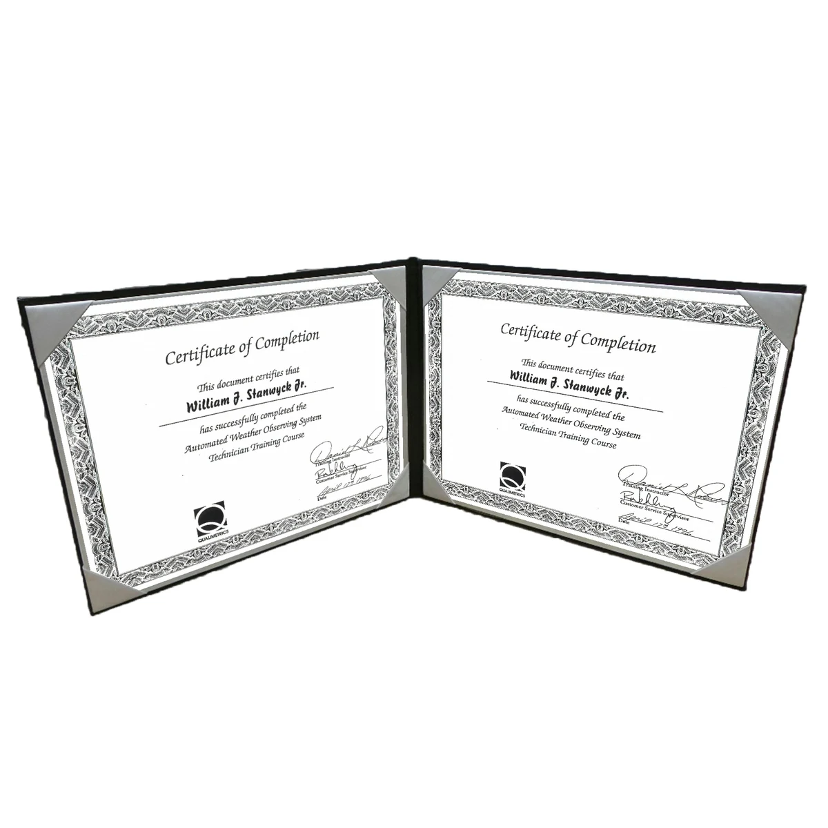 Double Certificate Holders 1