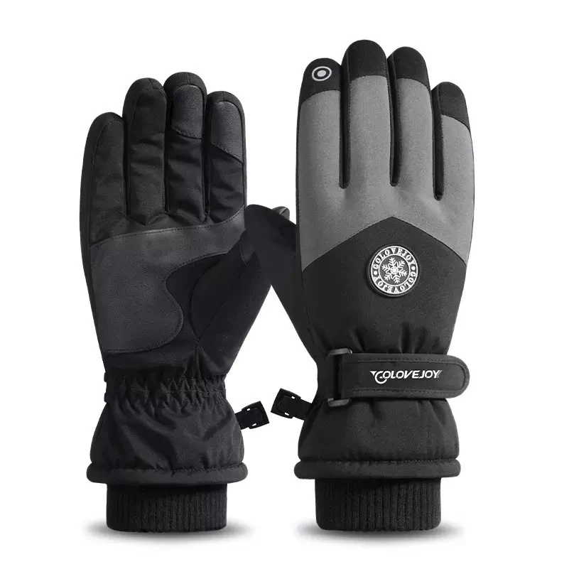 Couple Waterproof Touchscreen Ski Gloves 1