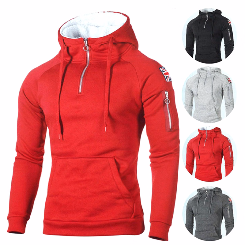 Men'sPullover Hooded Sweatshirt