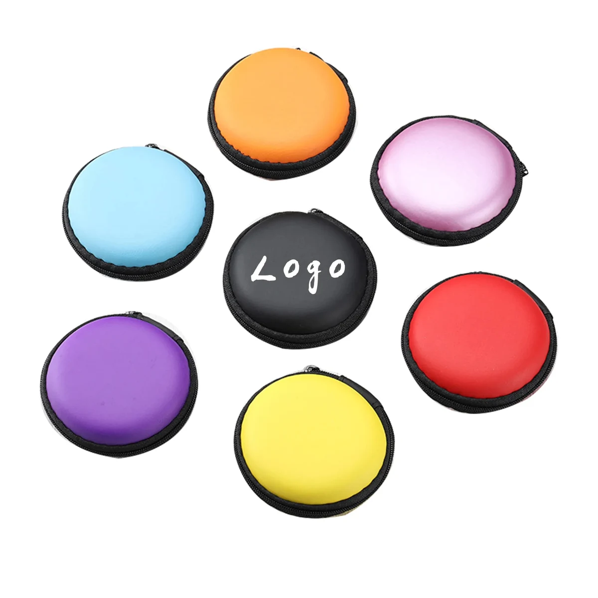 Round Shape Earphone Carrying Case 1