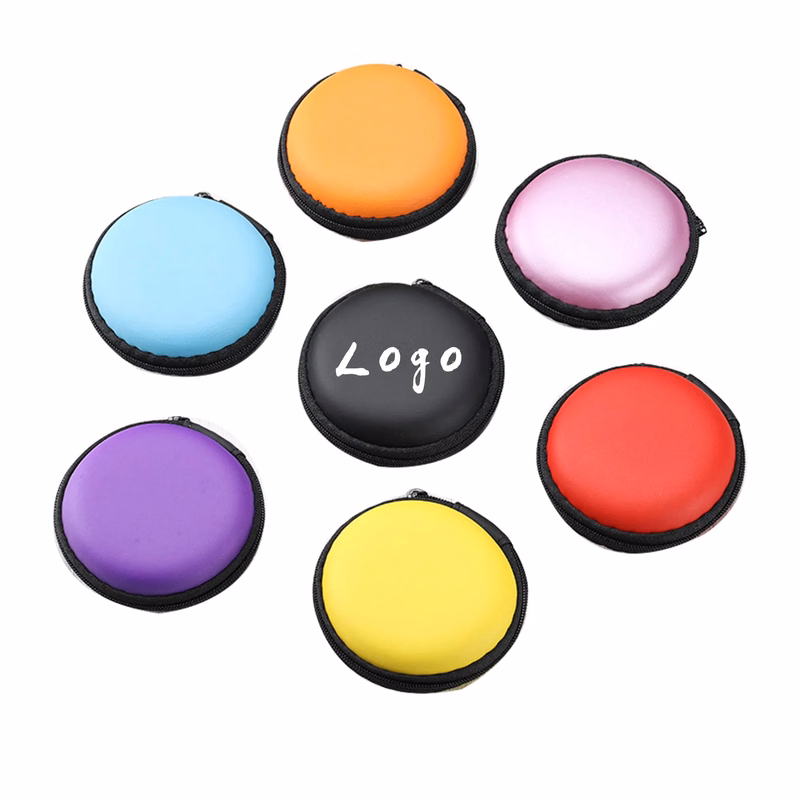 Round Shape Earphone Carrying Case