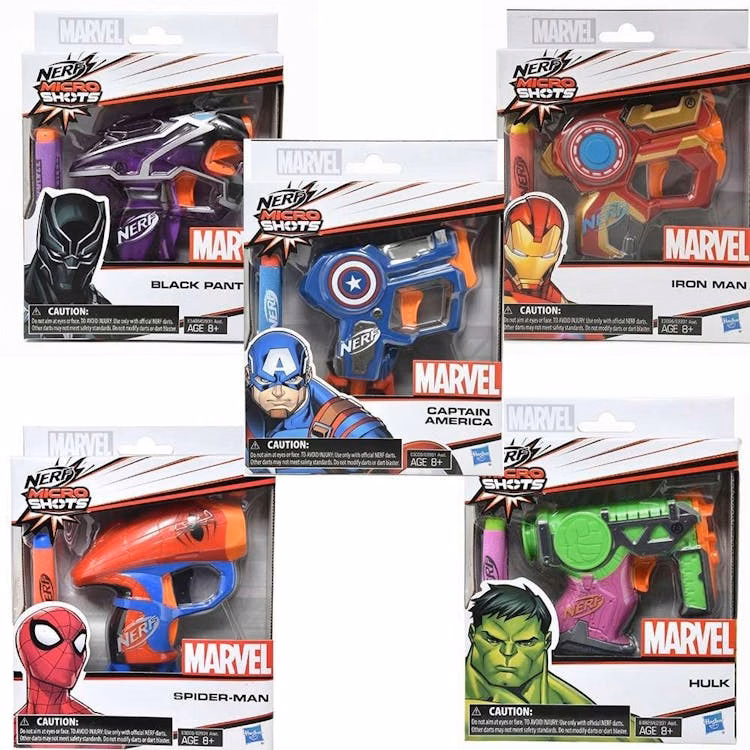 Nerf Marvel Mircoshots - Assorted