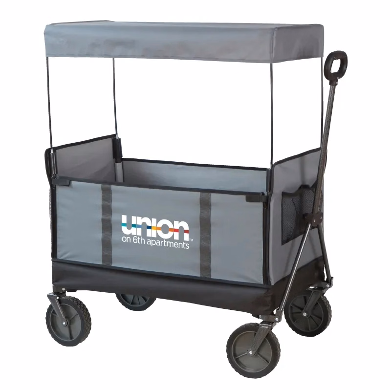 Omni Collapsible Wagon Cart with Detachable Sun Shade