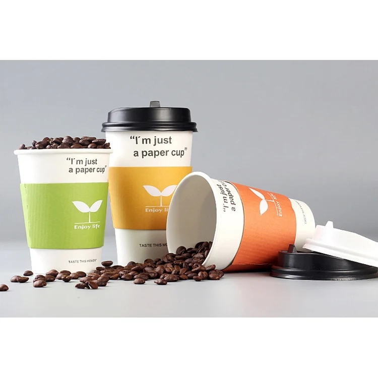 Disposable Kraft Paper Coffee Cup Sleeve 1