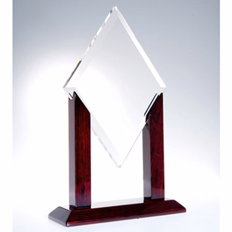 ALPHA DIAMOND ON ROSEWOOD STAND