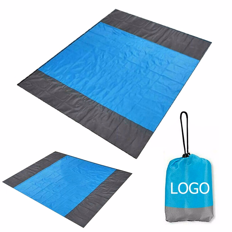 Waterproof Pocket Picnic Blanket with Pouch and 4 Anchors