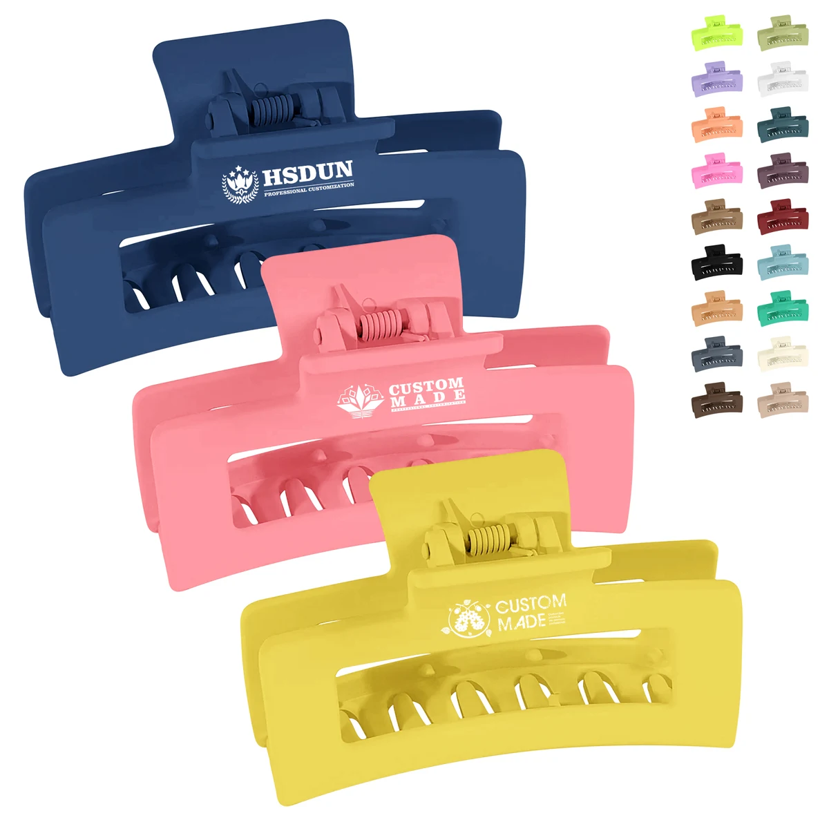 Simple Rectangle Shape Hair Clip 1