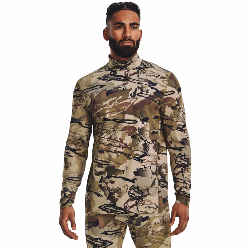 ColdGear Infrared Camo Men's Mock Long Sleeve