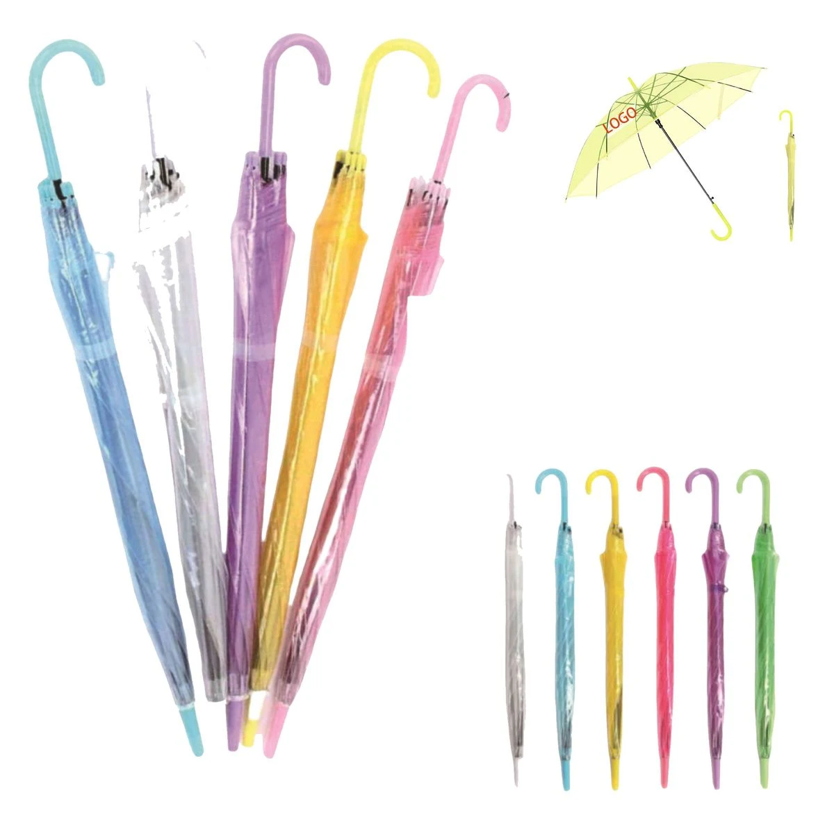 Portable Transparent Folding Umbrella 1