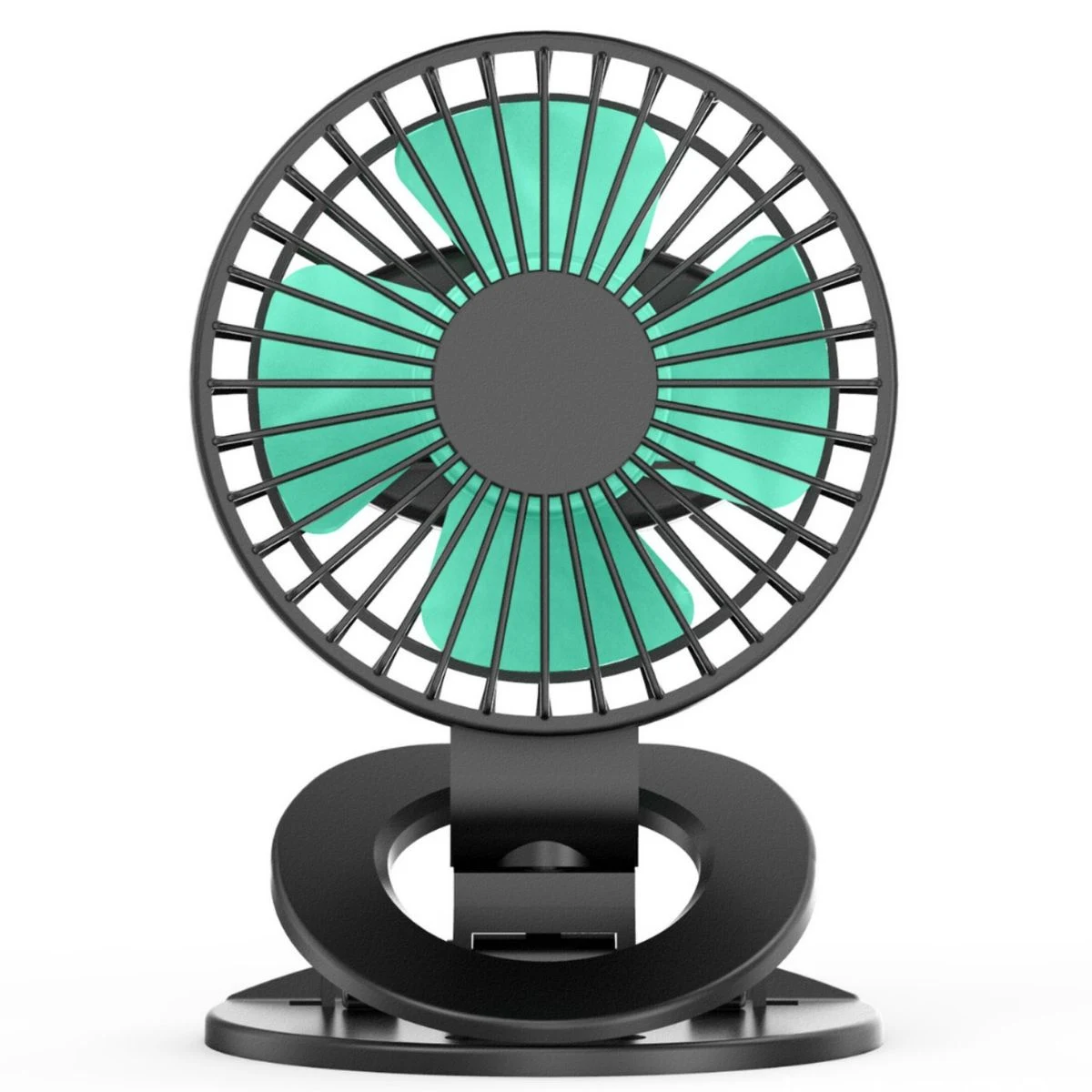 USB 1200mAh Rechargeable Portable Desk Clip Fan 1