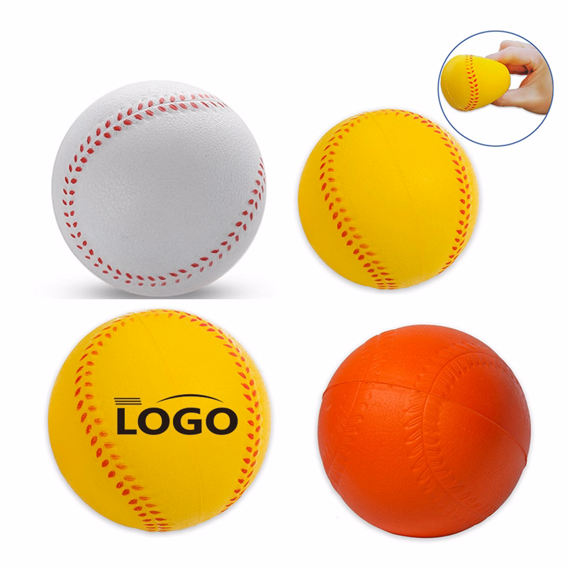 Full Color Baseball Sport Stress Balls