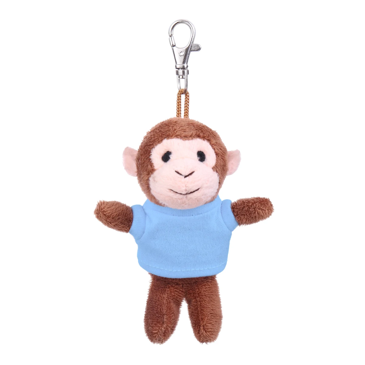 Soft Plush Monkey Keychain with Tee 1