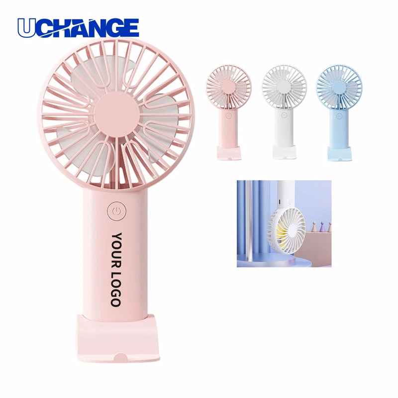 Personal Plastic Hand Fan with Logo