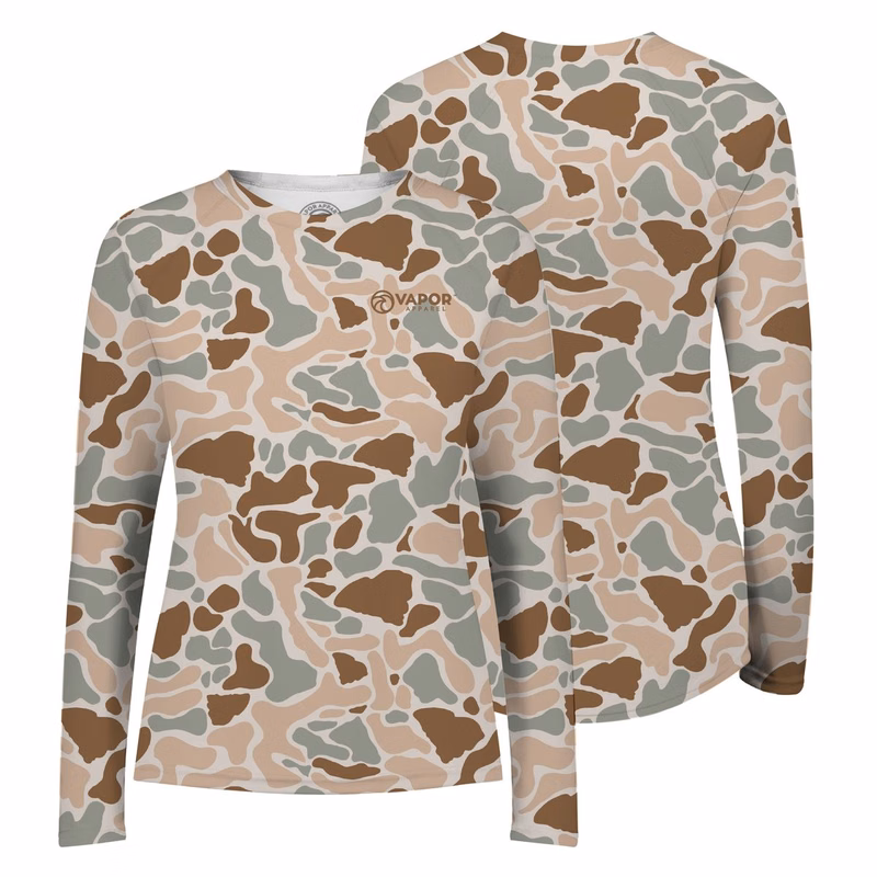 Vapor Apparel Full Sublimation Women's Midweight Long Sleeve Shirt